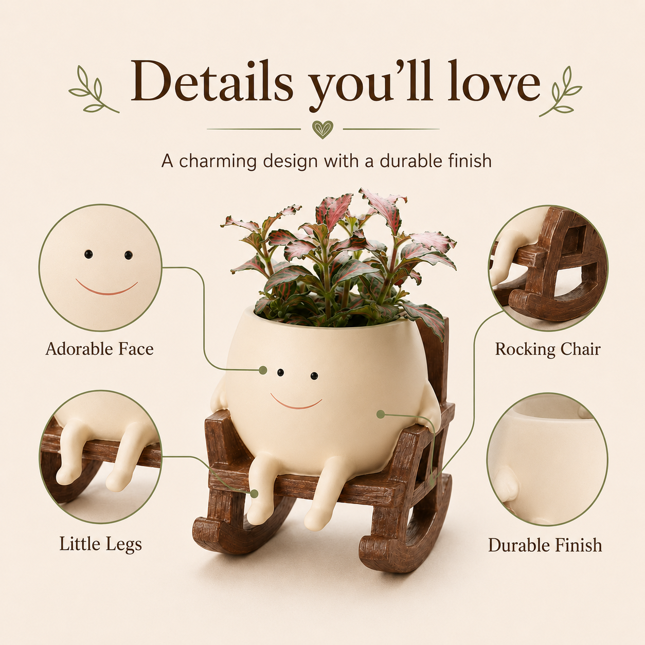 Potchi™ Happy Plant Pot