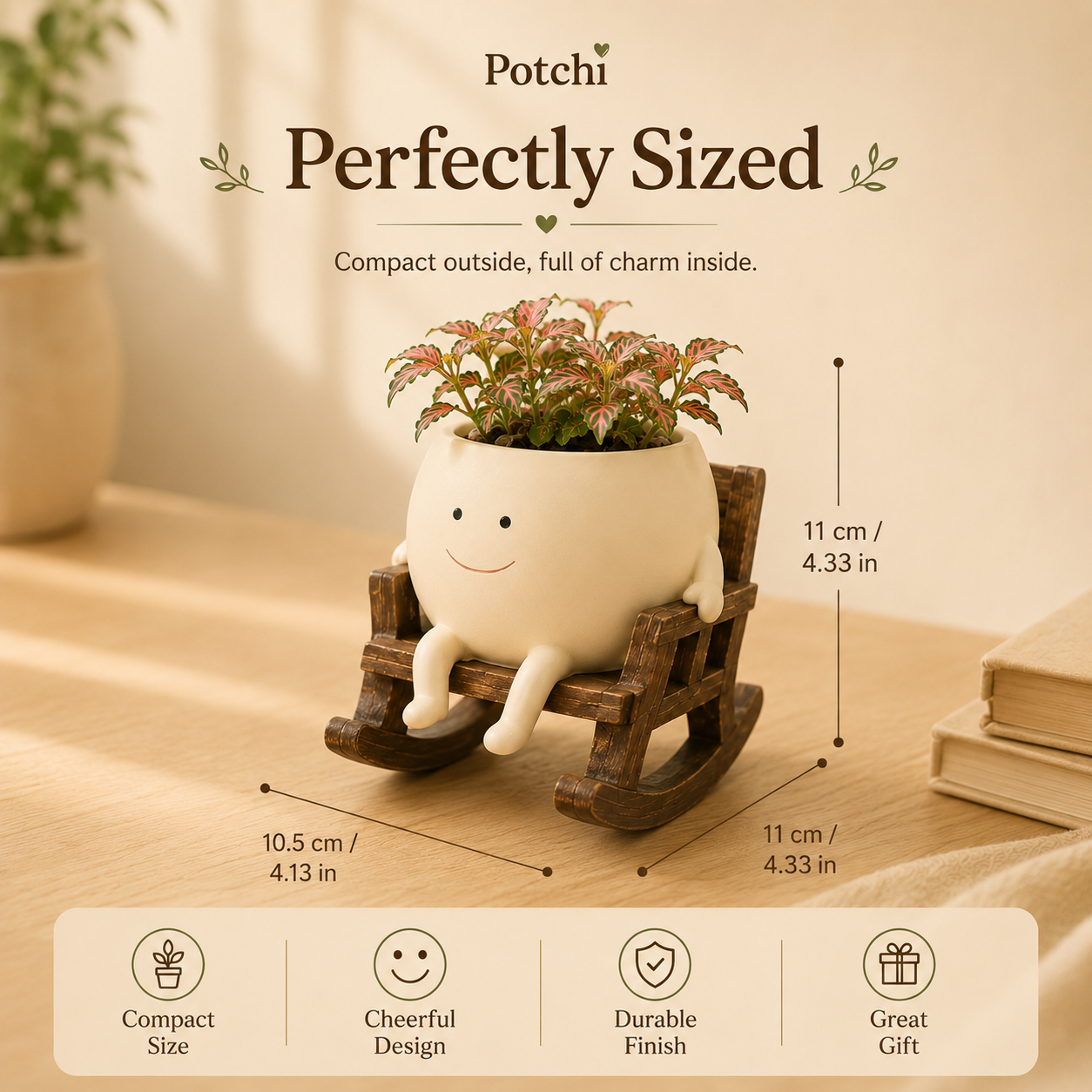 Potchi™ Happy Plant Pot