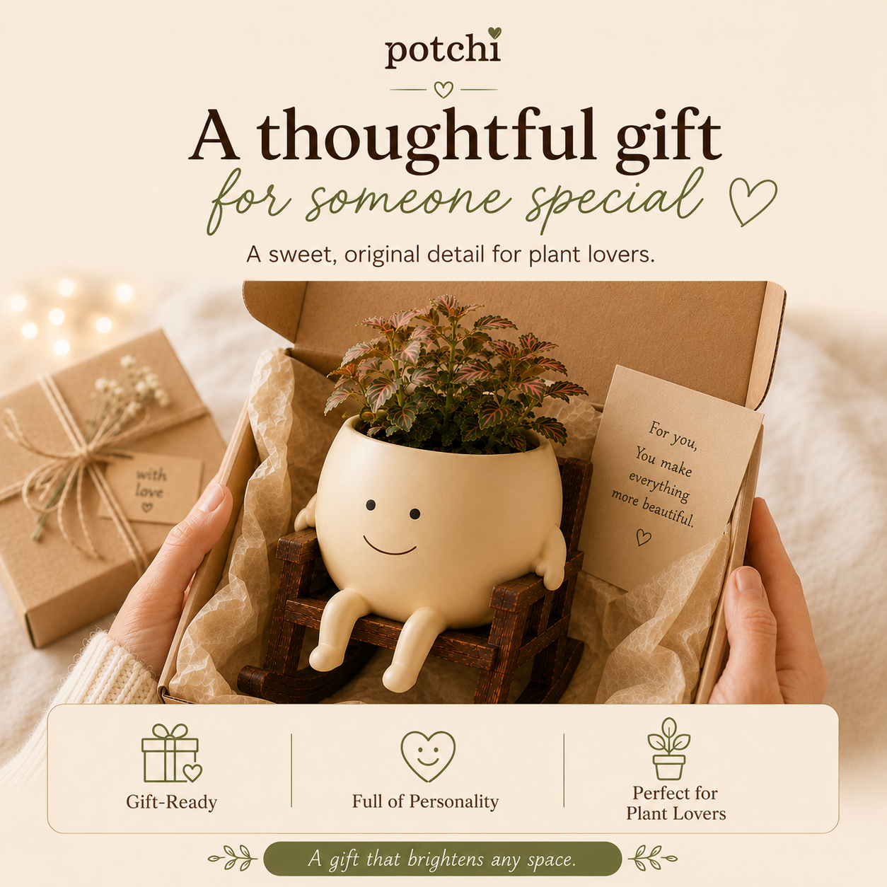 Potchi™ Happy Plant Pot